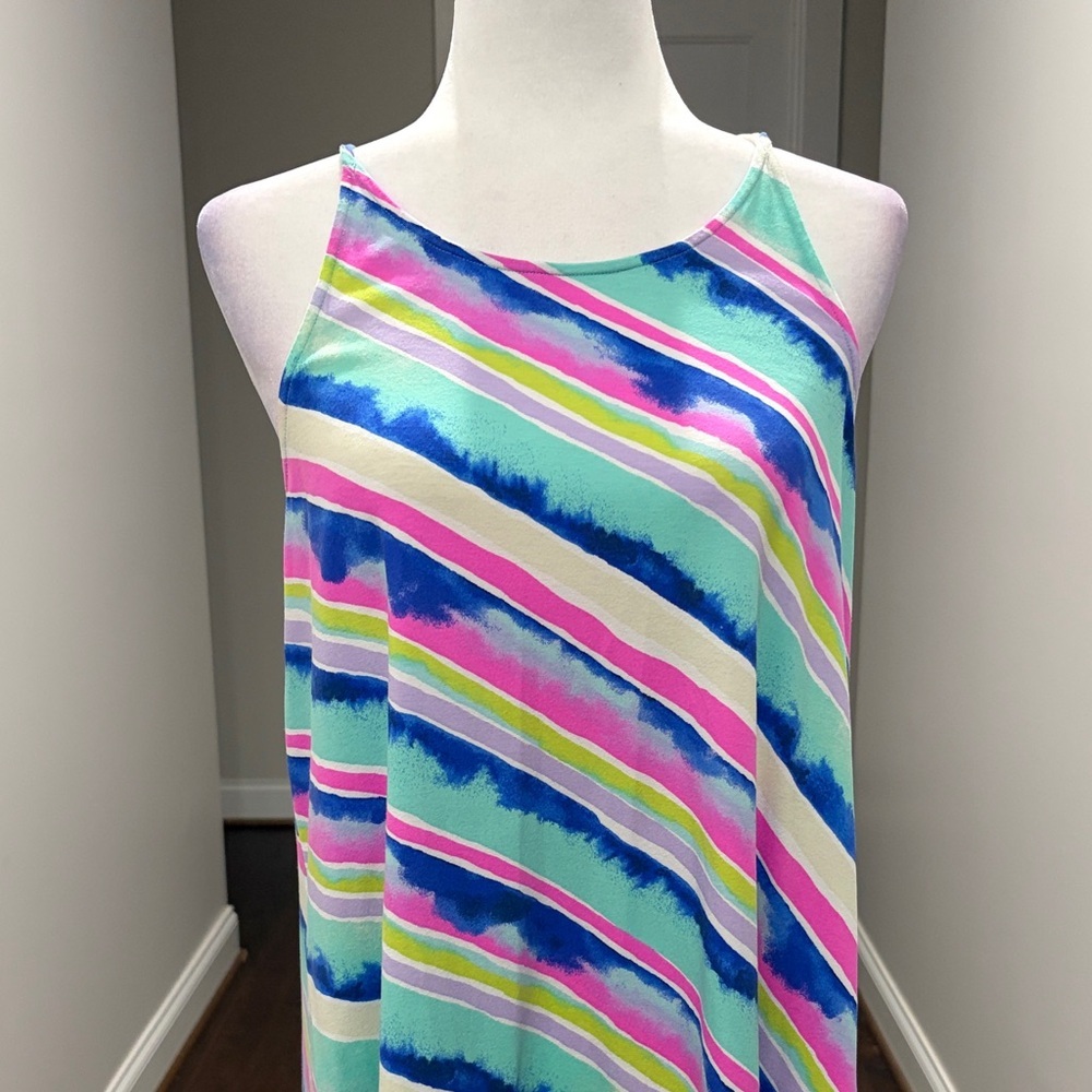 👗Host Pick👗 Lilly Pulitzer Magnolia Asymmetrical Midi Ceviche Dress - Picture 9 of 9